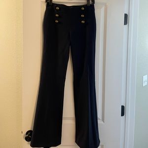 Navy Express Button Dress Pants Work Sailor Pants